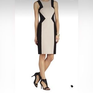 BCBG Max Azria Sleeveless Colorblock Dress